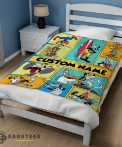 Good Disney Cartoon Goofy With Friends Blanket Fleece Customized Blanket - Image 3