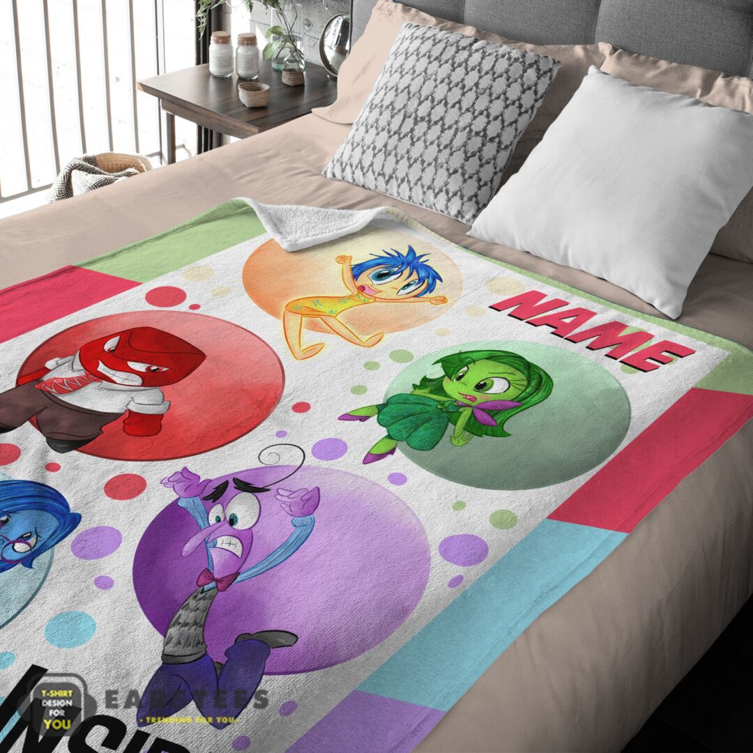 good-disney-cartoon-inside-out-blanket-fleece-customized-blanket-mk-03 Good Disney Cartoon Inside Out Blanket Fleece Customized Blanket - Image 2