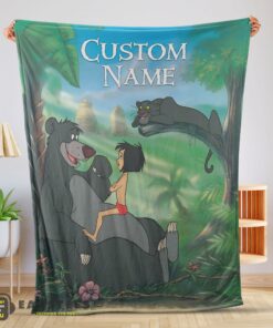 Good Disney Cartoon JungleBook Tapestry Blanket Fleece Customized Blanket
