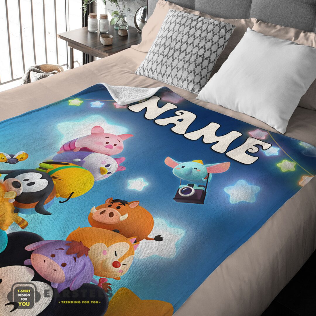 good-disney-cartoon-mickey-and-friends-cute-blanket-fleece-customized-blanket-mk-03 Good Disney Cartoon Mickey and Friends Cute Blanket Fleece Customized Blanket - Image 2