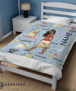 Good Disney Cartoon Moana Maui Blanket Fleece Customized Blanket - Image 3