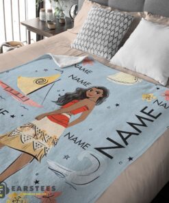 Good Disney Cartoon Moana Maui Blanket Fleece Customized Blanket - Image 2