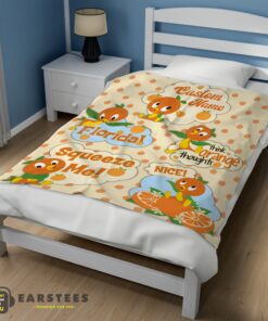 Good Disney Cartoon Orange Bird Cute Blanket Fleece Customized Blanket - Image 3