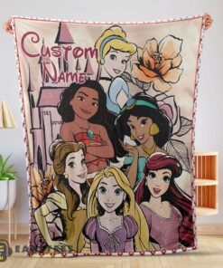 Good Disney Cartoon Princess Characters Blanket Fleece Customized Blanket