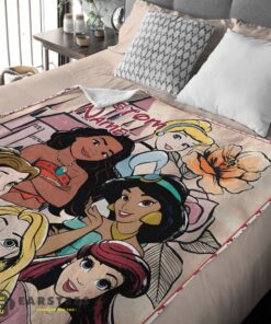 Good Disney Cartoon Princess Characters Blanket Fleece Customized Blanket - Image 2