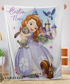 Good Disney Cartoon Sofia the First Sofia Princess Blanket Fleece Customized Blanket