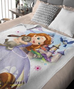 Good Disney Cartoon Sofia the First Sofia Princess Blanket Fleece Customized Blanket - Image 2