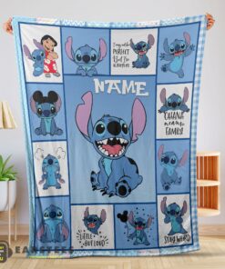 Good Disney Cartoon Stitch With Friends Blanket – Customize Blanket