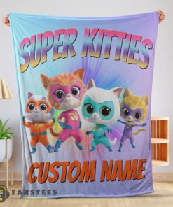 Good Disney Cartoon SuperKitties Blanket Fleece Customized Blanket