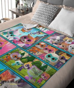 Good Disney Cartoon SuperKitties With Friends Blanket Fleece Customized Blanket - Image 2