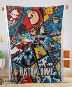 Good Disney Cartoon The Incredibles Tapestry Blanket Fleece Customized Blanket