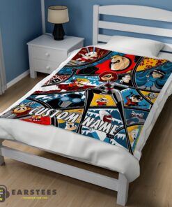 Good Disney Cartoon The Incredibles Tapestry Blanket Fleece Customized Blanket - Image 3