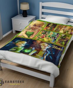 Good Disney Cartoon Tinker Bell Cute Blanket Fleece Customized Blanket - Image 3