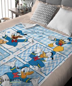 Good Disney Donald Duck with Signature And Friends Donald Duck Moods Blanket – Customize Blanket - Image 2