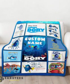 Good Disney Finding Dory What Would Dory Do Collage Blanket Fleece Customized Blanket - Image 2