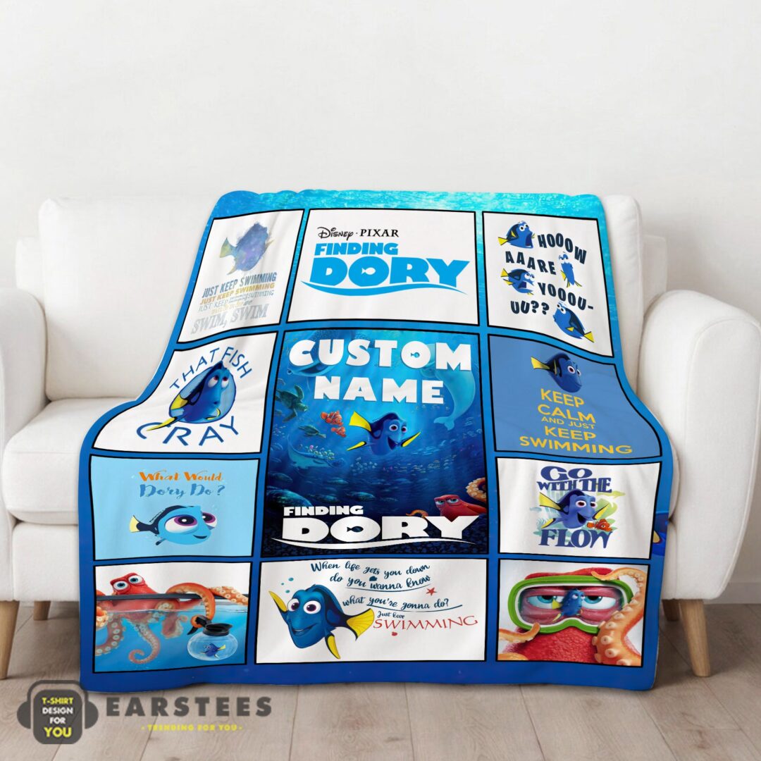 good-disney-finding-dory-what-would-dory-do-collage-blanket-fleece-customized-blanket-mk-01 Good Disney Finding Dory What Would Dory Do Collage Blanket Fleece Customized Blanket - Image 2