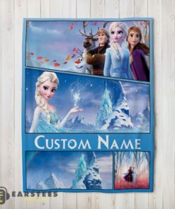 Good Disney Frozen Elsa & Friends Journey Collage Blanket Fleece Customized Blanket