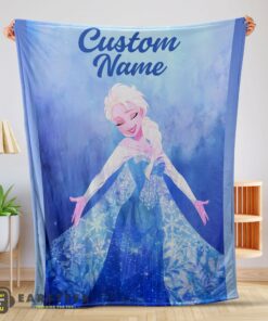 Good Disney Frozen Magic Elsa Blanket Fleece Customized Blanket