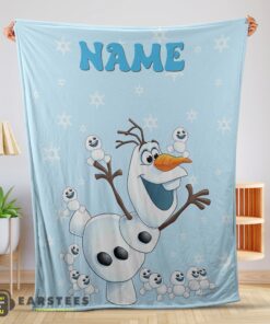 Good Disney Frozen Olaf Dancing Blanket Fleece Customized Blanket