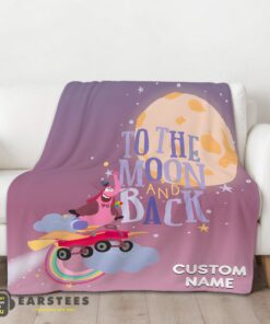 Good Disney Inside Out Bing Bong To The Moon And Back Blanket Fleece Customized Blanket - Image 2