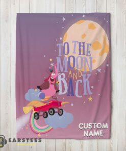 Good Disney Inside Out Bing Bong To The Moon And Back Blanket Fleece Customized Blanket