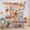 Good Disney Kiff Chatterley & Barry Buns Blanket Fleece Customized Blanket