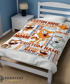 Good Disney Kiff Chatterley & Barry Buns Blanket Fleece Customized Blanket - Image 3