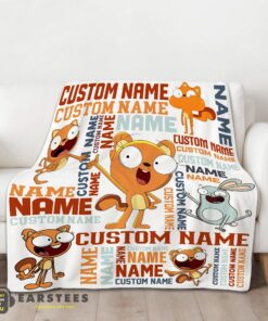 Good Disney Kiff Chatterley & Barry Buns Blanket Fleece Customized Blanket - Image 2