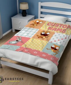 Good Disney Kiff Chatterley & Barry Buns Pattern Blanket Fleece Customized Blanket - Image 3