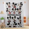 Good Disney Mickey And Friends Mickey Mouse Moods Blanket – Customize Blanket