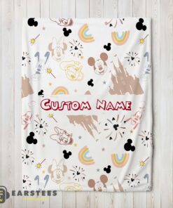 Good Disney Mickey Mouse & Friends Magical Mouse Castle Blanket Fleece Customized Blanket