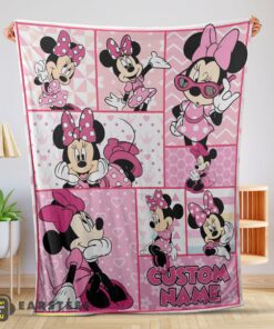 Good Disney Minnie Mouse And Friends Minnie Mouse Moods Blanket – Customize Blanket