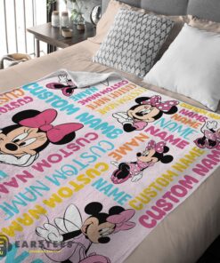 Good Disney Minnie Mouse Blanket Fleece Customized Blanket - Image 2