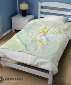 Good Disney Peter Pan Tinker Bell Blanket Fleece Customized Blanket - Image 3