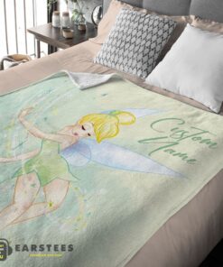 Good Disney Peter Pan Tinker Bell Blanket Fleece Customized Blanket - Image 2