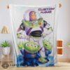 Good Disney Pixar Buzz Lightyear And The Little Green Men Fleece Customized Blanket