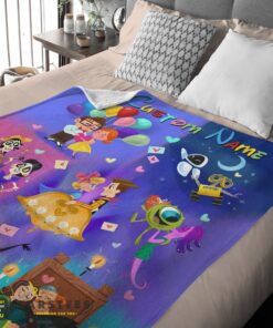 Good Disney Pixar Cartoon All Story Velveteen Cute Blanket Fleece Customized Blanket - Image 2