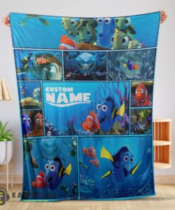 Good Disney Pixar Cartoon Finding Nemo with Dory Velveteen Cute Blanket Fleece Customized Blanket
