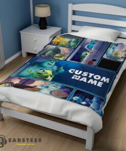 Good Disney Pixar Mike & Sulley Monsters Inc Blanket Fleece Customized Blanket - Image 3