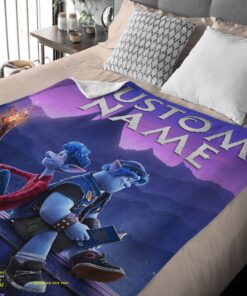 Good Disney Pixar Onward Poster Blanket Fleece Customized Blanket - Image 2