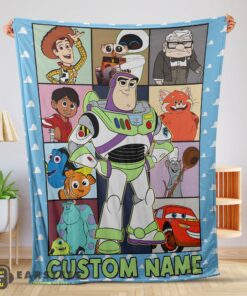 Good Disney Pixar Toy Story Buzz Lightyear With Friends Blanket Fleece Customized Blanket