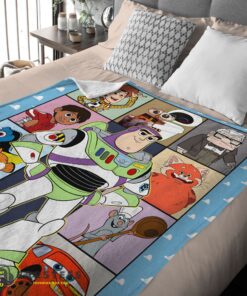Good Disney Pixar Toy Story Buzz Lightyear With Friends Blanket Fleece Customized Blanket - Image 2