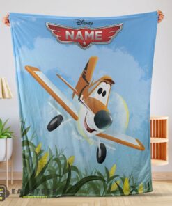 Good Disney Planes Movie Dusty Crophopper Blanket Fleece Customized Blanket