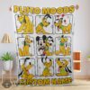 Good Disney Pluto Dog And Friends Pluto Dog Moods Blanket – Customize Blanket