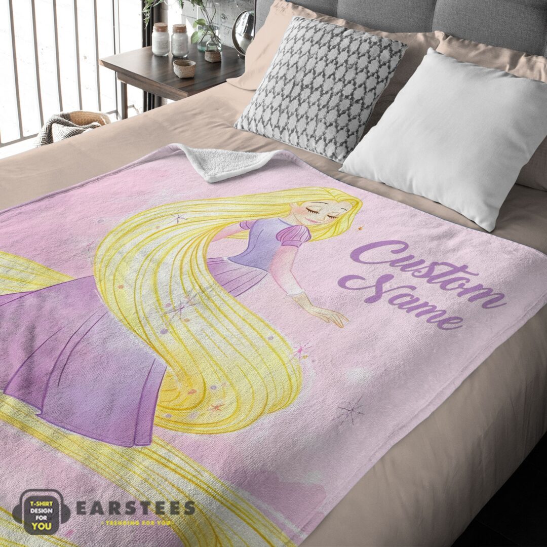 good-disney-rapunzel-blanket-fleece-customized-blanket-mk-03 Good Disney Rapunzel Blanket Fleece Customized Blanket - Image 2