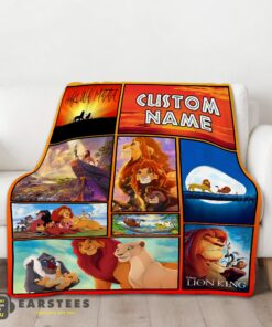 Good Disney Simba Mufasa Timon Pumbaa The Lion King Collage Blanket Fleece Customized Blanket - Image 2
