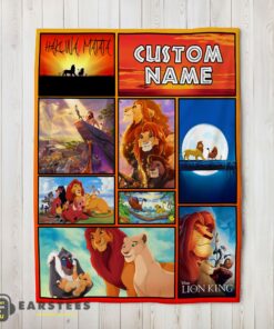 Good Disney Simba Mufasa Timon Pumbaa The Lion King Collage Blanket Fleece Customized Blanket