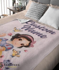 Good Disney Snow White Princess Blanket Fleece Customized Blanket - Image 2