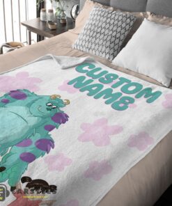Good Disney Sulley & Boo Monsters Inc Blanket Fleece Customized Blanket - Image 2