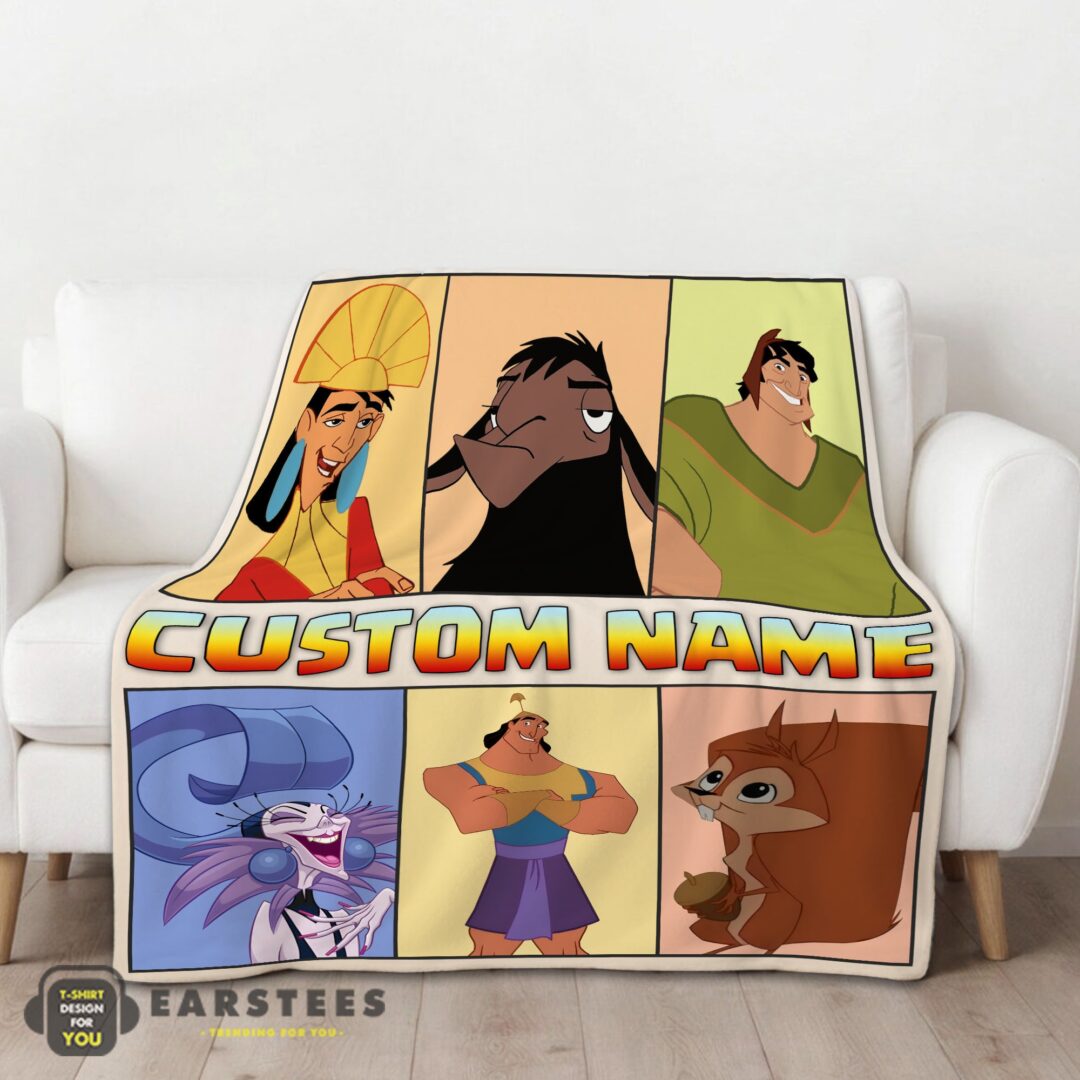 good-disney-the-emperors-new-groove-blanket-fleece-customized-blanket-mk-01 Good Disney The Emperor's New Groove Blanket Fleece Customized Blanket - Image 2